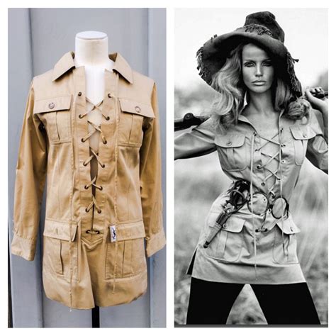 yves saint laurent safari jacket 1968|yves saint laurent jacket.